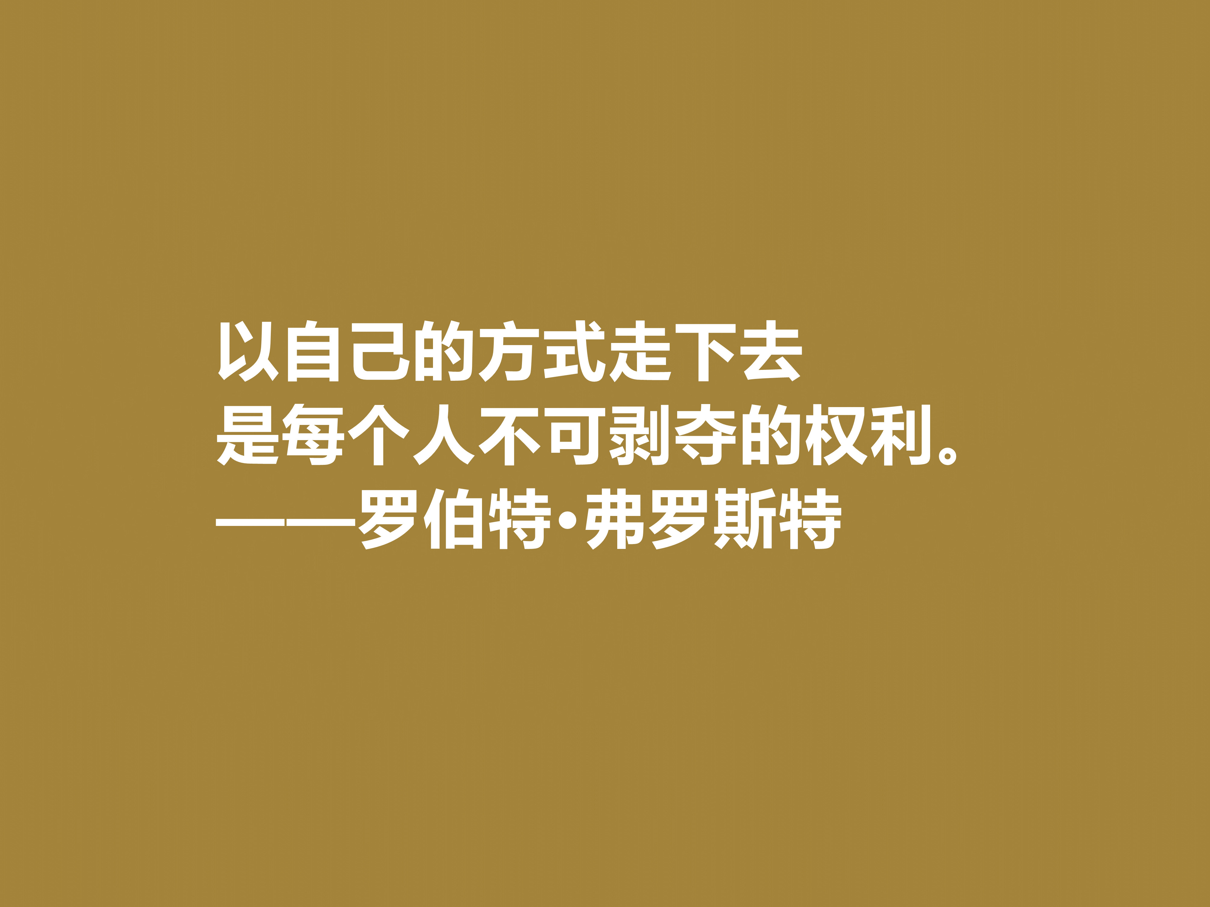 美国诗人弗罗斯特简介（罗伯特·弗罗斯特十句佳话）