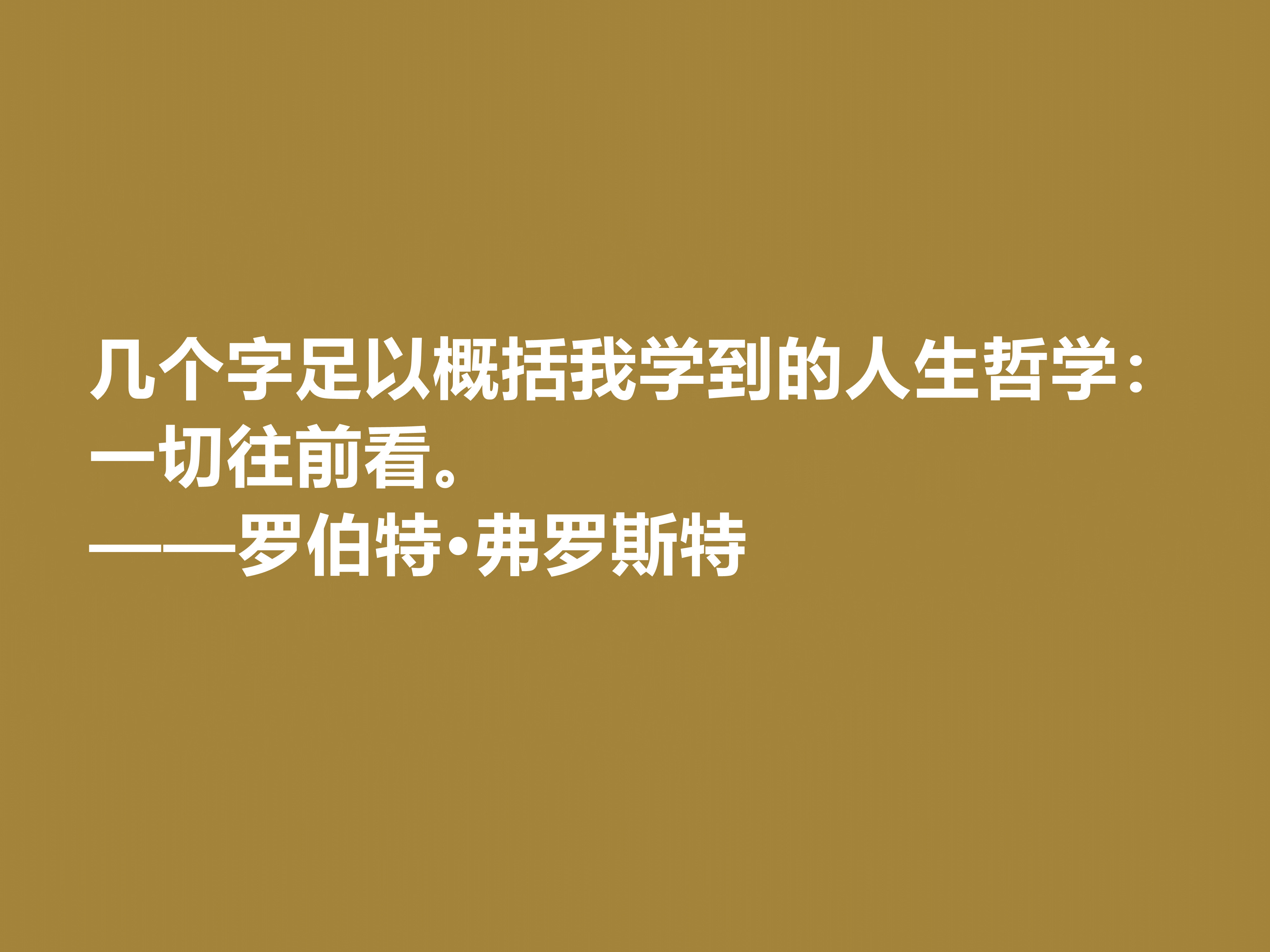 美国诗人弗罗斯特简介（罗伯特·弗罗斯特十句佳话）