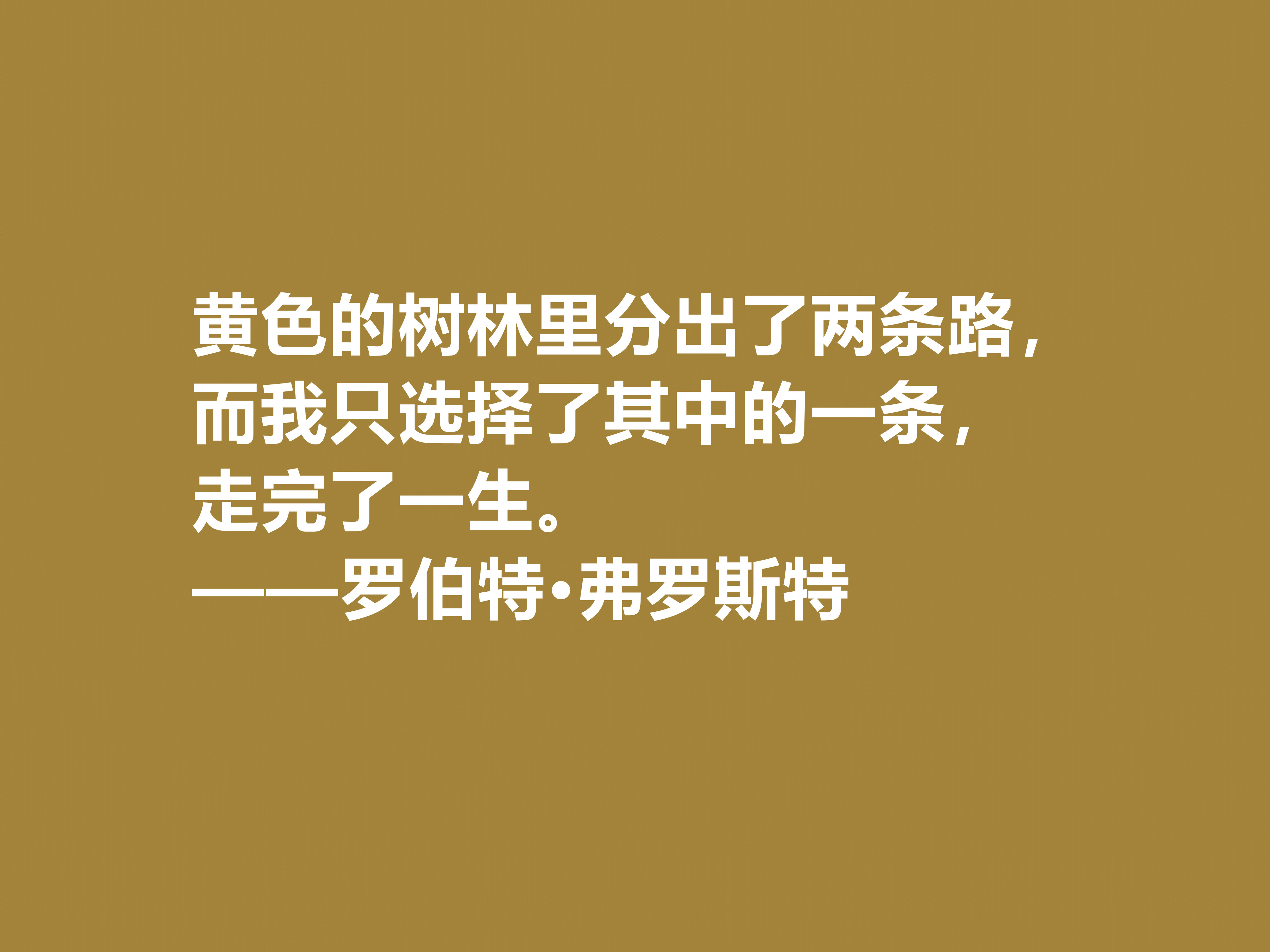 美国诗人弗罗斯特简介（罗伯特·弗罗斯特十句佳话）