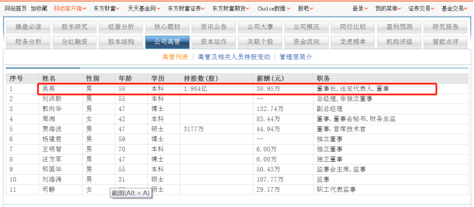 吴英简介(美畅股份董事长吴英今年58岁 年薪仅38万多但财富高达17亿美元)